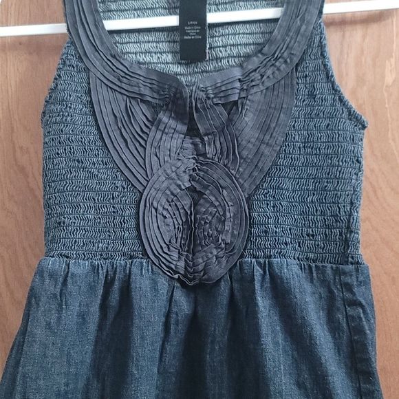 𝅺women's calvin klein jean dress. Size small. - Picture 2 of 5